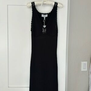 Derek Lam Black knit dress
